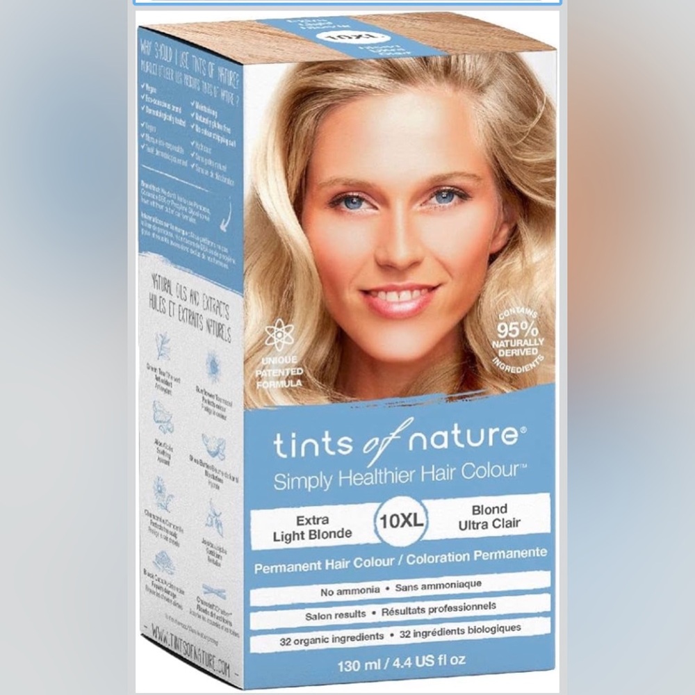 VEGAN HAIR COLOR KIT 10XL Extra Light Blonde Permanent Hair Color Blond NEW NIB